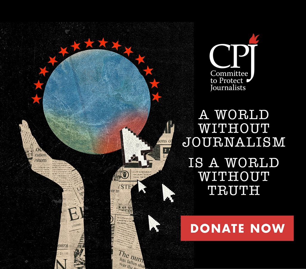 pressfreedom's tweet image. An independent media is vital for democracy. Access to information enables all people to make decisions and hold the powerful to account.
A world without journalism is a world without truth.
cpj.org/donate
#JournalismMatters