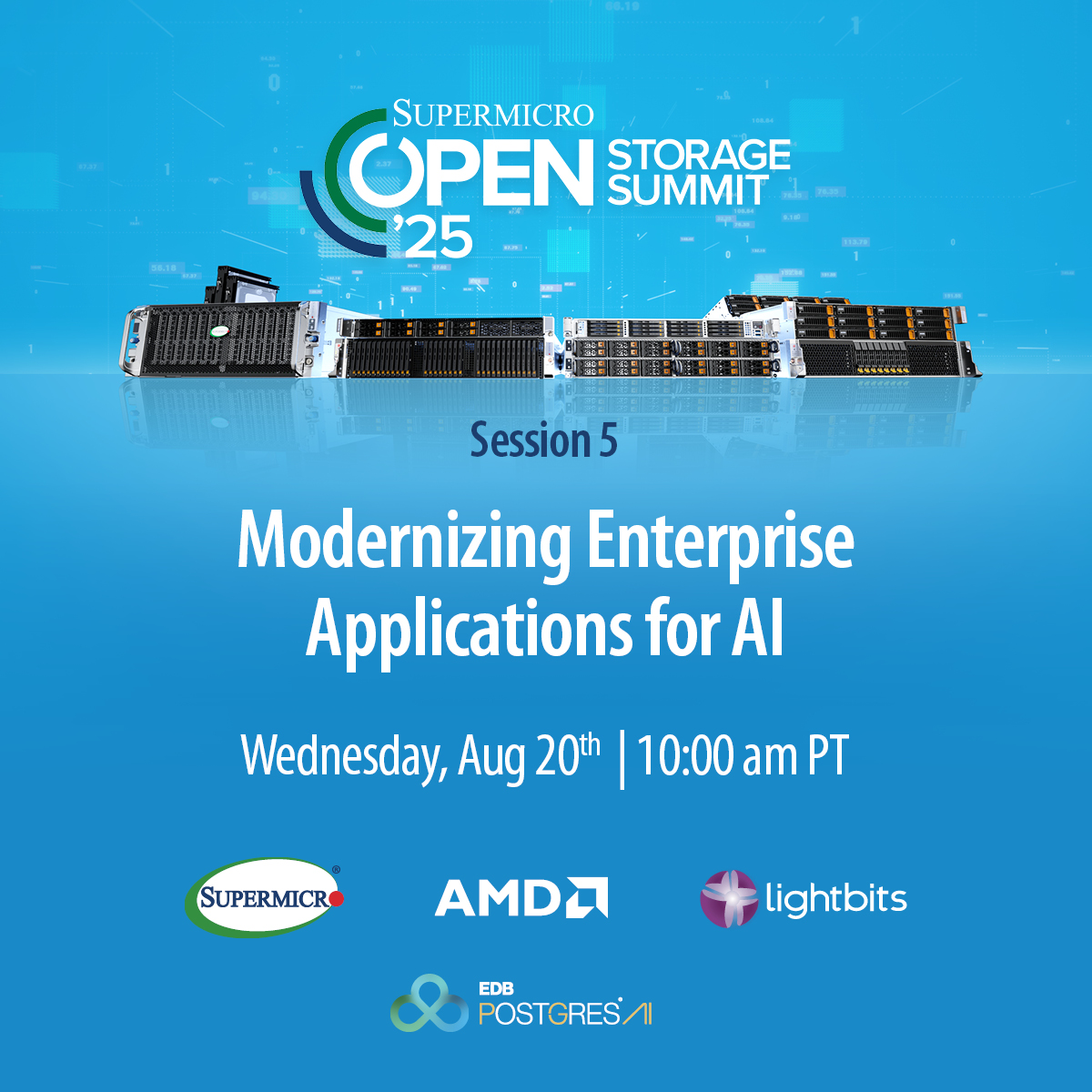 LightbitsLabs's tweet image. Open Storage Summit 2025
Modernizing Enterprise Applications for AI
Register now: ow.ly/ZqRy50WrUiM
#OpenStorageSummit #TechEvents #AIModernization