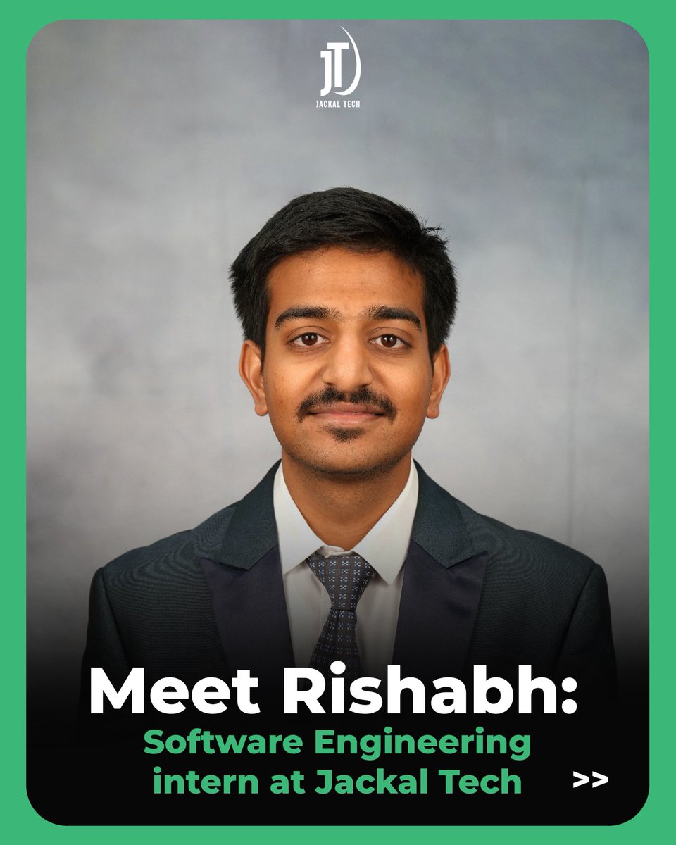 jackaltechltd's tweet photo. Meet Rishabh Ranka  a second-year master’s student in Applied Machine Learning at the University of Maryland.

From database design to building login systems and role-based dashboards, Rishabh is merging backend logic with real-world functionality. https://t.co/hkS3H5X3Ch