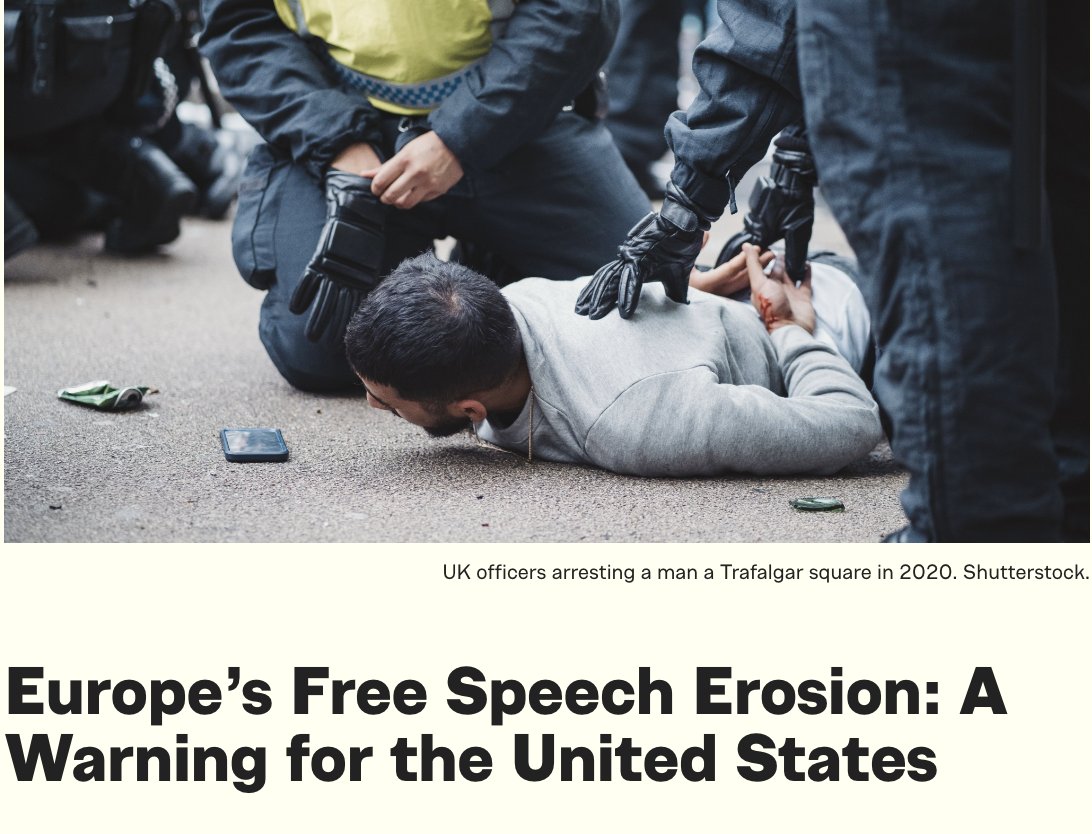 thedailyeconomy's tweet image. It is crucial that Americans remain alert to global digital regulation trends and actively defend freedom of expression, avoiding the adoption of European models, as freedom is lost gradually, slice by slice, through centralized decisions.
@claudiashandi warns in her latest…