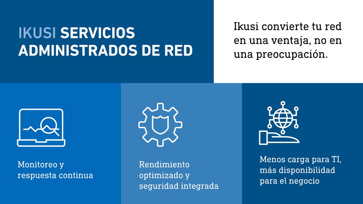 Si tu red necesita estar activa todo el tiempo, ¿por qué no se gestiona todo el tiempo?

🛠️ Así resuelve eso Ikusi:
bit.ly/44unF21

#ikusi #ti #ciberseguridad
Fuente: ACG Research