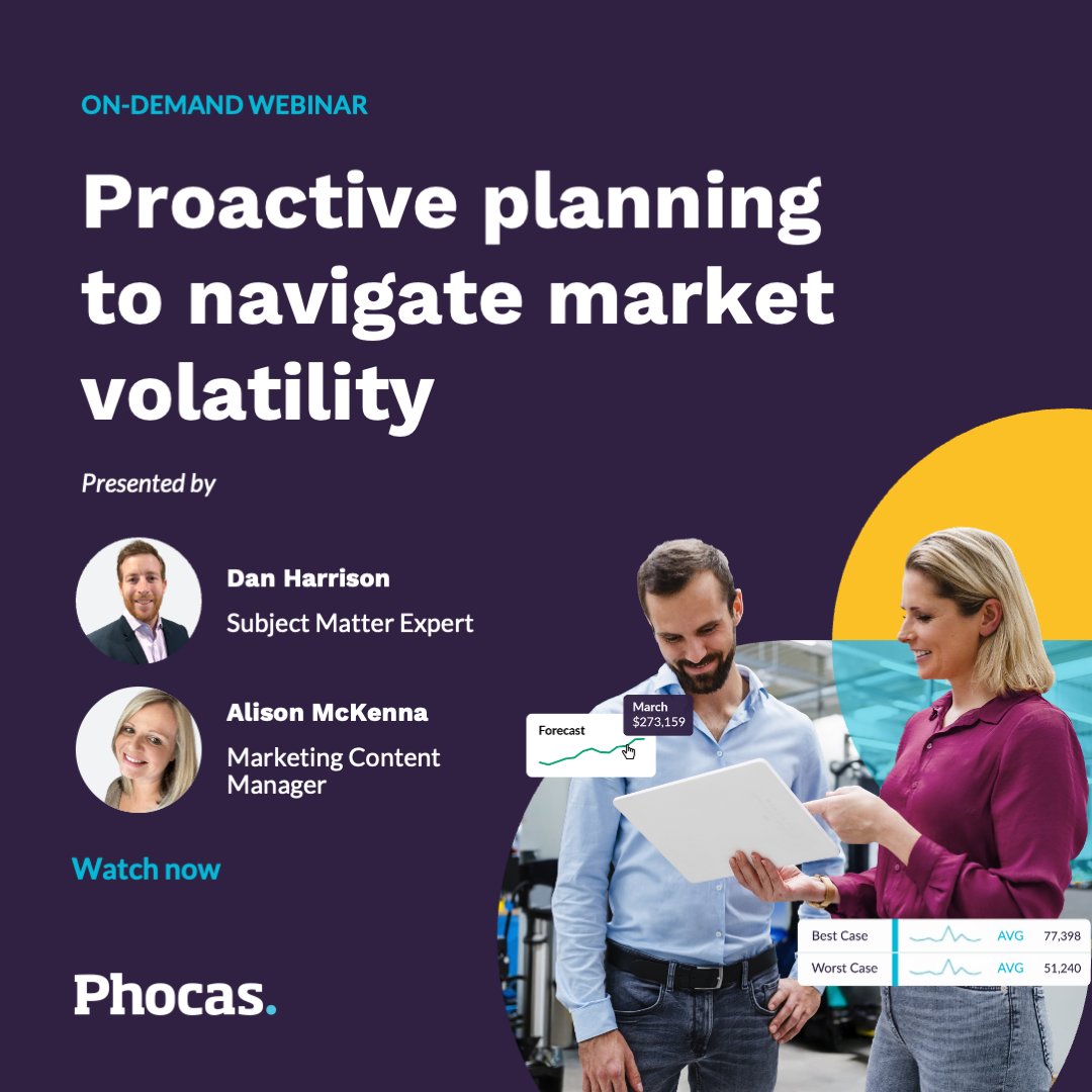 Market volatility isn’t slowing down, so your planning can’t either.
 
Catch our on-demand webinar with Chartered Accountant Dan Harrison to learn how to:

✅ build agile forecasts
✅ spot risks early
✅ combine #ScenarioPlanning + #CashFlow

📺 Watch now:
phoc.as/3ICk8as