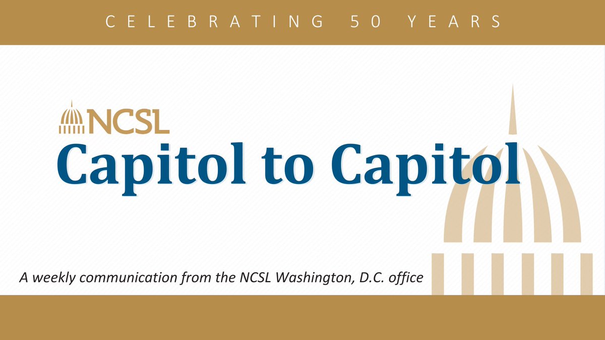 NCSLorg's tweet image. In this issue of #CapitoltoCapitol: Senate advances bipartisan online safety and privacy protections for kids and teens, HHS ends access to certain programs for undocumented immigrants, and more.
Read more: bit.ly/4nN6LEF