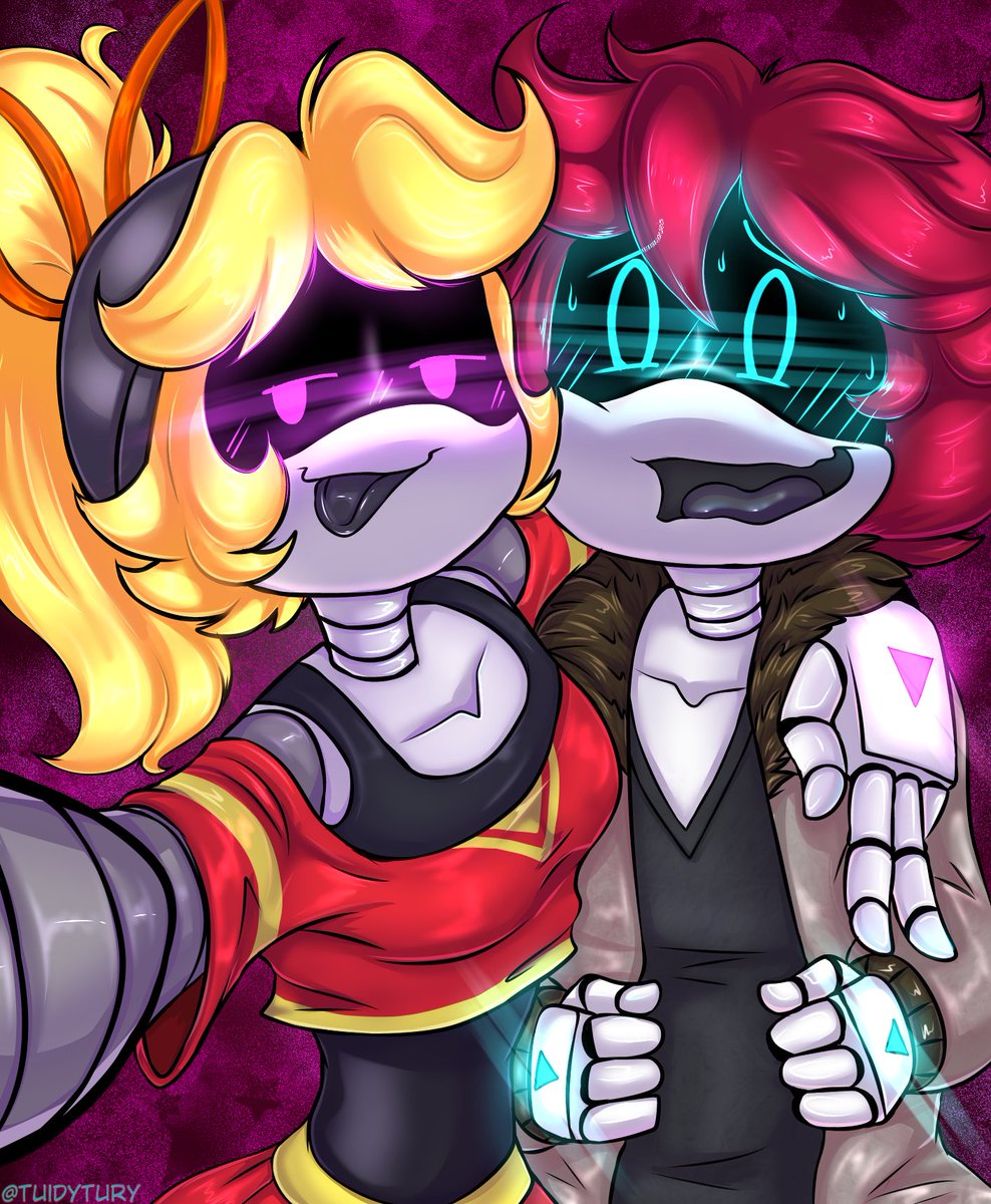 TuidyT's tweet image. New commission completed for @SniperWaffle115! 🍀 Thank you very much 🛐✨
#MurderDrones #Ocxcanon #murderdronesLizzy