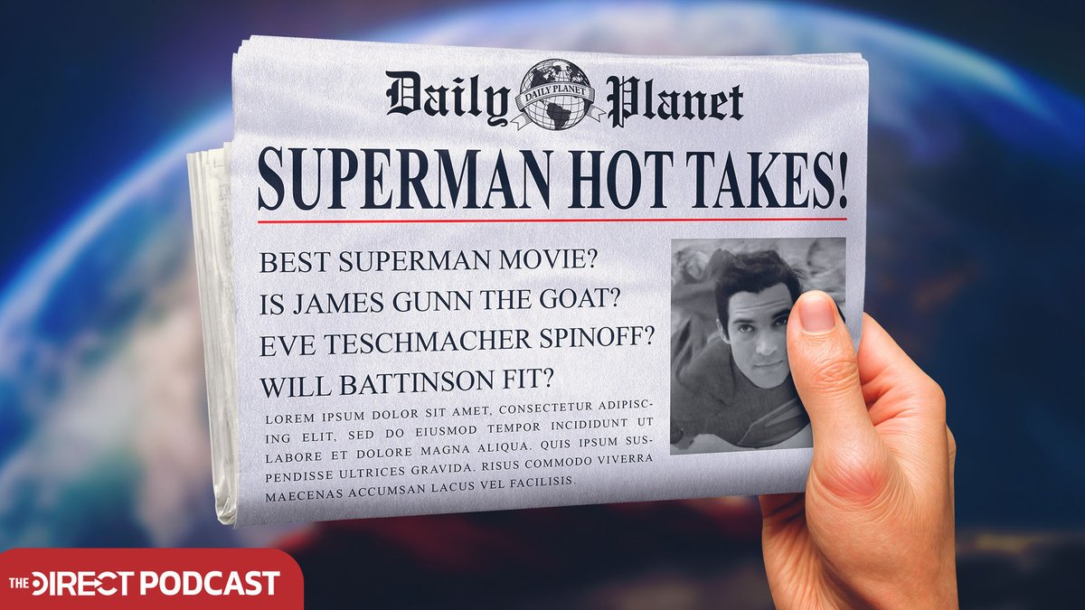 daavidthompson's tweet image. Happy 1-Week Anniversary of #Superman
This game is headed to OVERTIME on The Direct Podcast with much more to discuss regarding the new DCU w/ @TheKleinFelt + Reacting to some HOT Takes!🔥
Audio: thedirect.com/podcast/
Video: youtube.com/watch?v=w9KLCi…