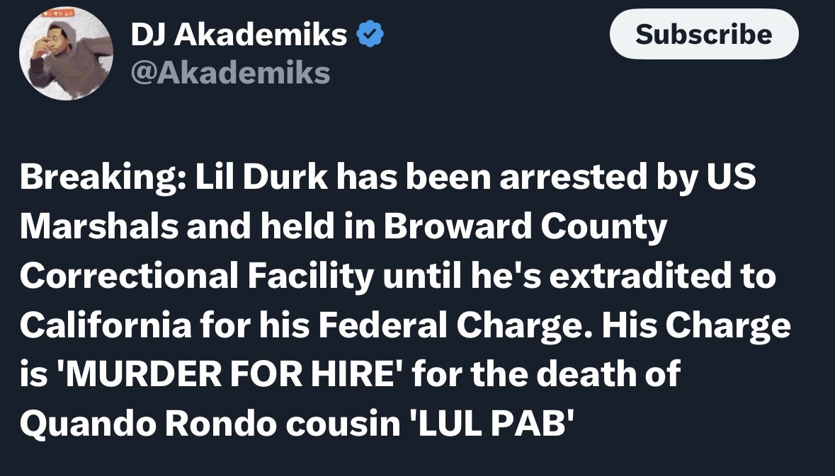 Daily Durk tweet media