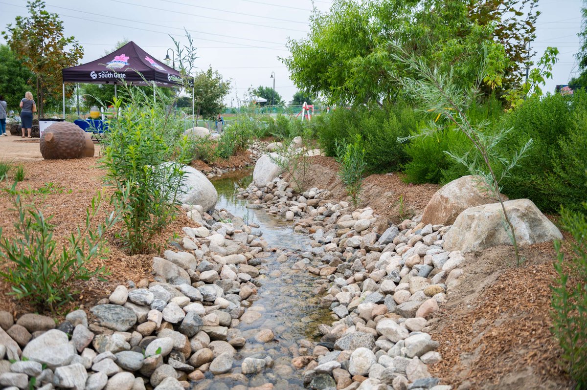 WaterForLA's tweet image. This past Saturday, Water for LA helped welcome the South Gate Urban Orchard – an exciting project that will help improve local water quality in the South Gate community through green infrastructure and restoring wetlands. Learn more at waterforla.com 💙
#WaterforLA