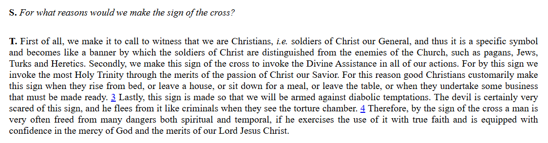 Thomisticae's tweet image. Don't forget to make the sign of the cross everyday!