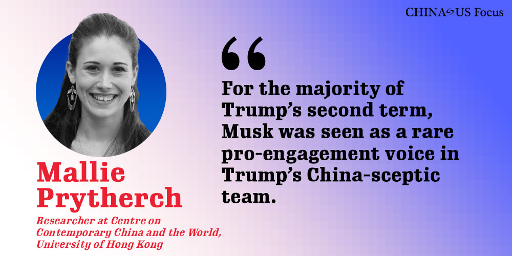ChinaUSFocus's tweet image. Elon Musk announced the founding of his own party. Mallie Prytherch says that while his shifting stance on China adds strategic ambiguity, the party serves as a stress test for American democracy in an era of polarization and gridlock.
ow.ly/umxh50WqMq3