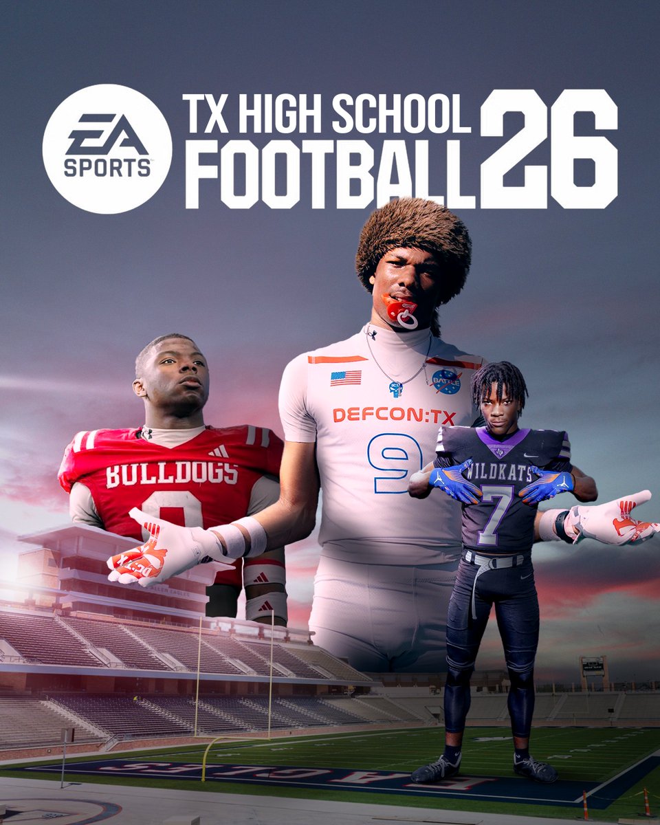 LiveFromPines's tweet image. TX High School Football 26: Choose your squad. Load up. Dominate. 🕹️💥 #GameOn #LFTP