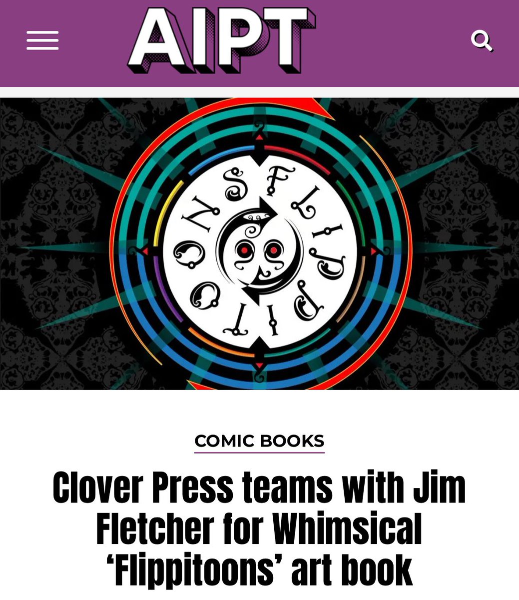 clover_press's tweet image. AIPTcomics has the latest news on one of our upcoming releases — Flippitoons: The Field Guide of Fantastical Faces!
Visit @AIPTcomics for all of the details:
aiptcomics.com/2025/07/17/clo…