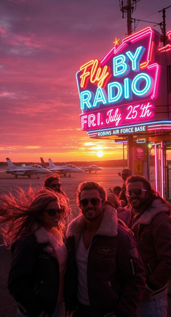 📣 Attention Robins Air Force Base! 🇺🇸🎖️
🎶 Final night of the Summer Concert Series! 🎉
Join us for an 80s Summer Bash at the Heritage Club on Friday, July 25th.
Food trucks at 5️⃣ • FBR at 6️⃣ • Cash bar • Best dressed contest 🕺💃
Bring your neon &amp; let’s party like it’s 1985!