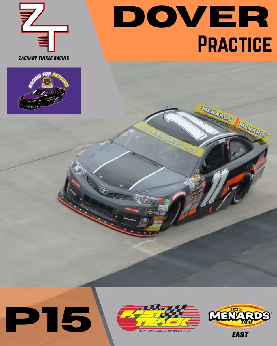 ZacharyTinkle's tweet image. We had a good start to the day here with a P15 at the @MonsterMile with @FastTrack_11