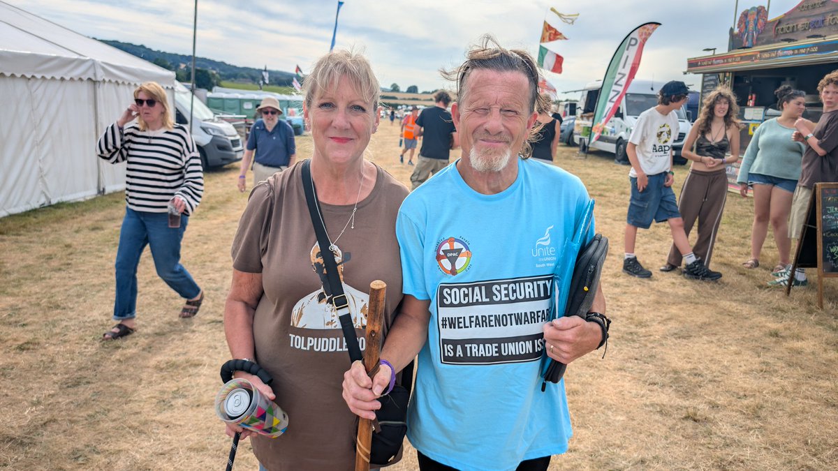 BenClaimant's tweet image. I'm at Tolpuddle festival this weekend volunteering for Unite and DPAC. First day has been hot but great for catching up with friends.
