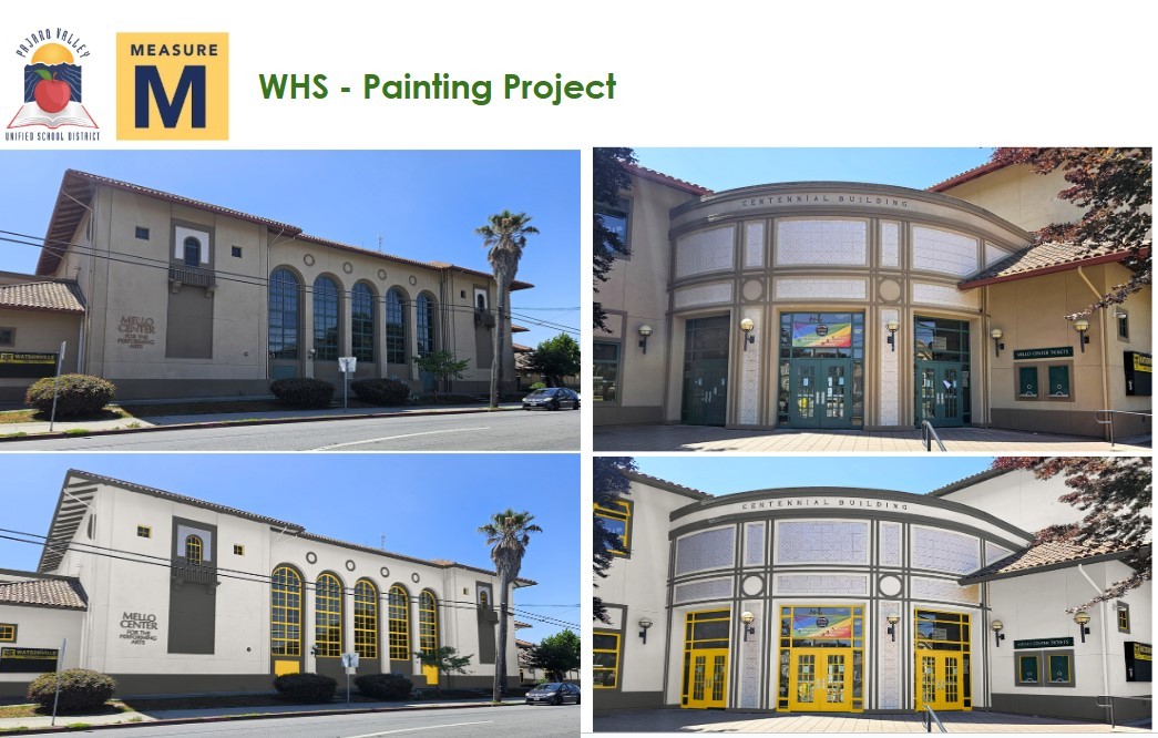 Pajaro Valley Unified School District (@pajarovalleyusd) on Twitter photo 🎨 Fresh new look coming to Watsonville High! Summer projects are underway with campus painting, dry rot removal and essential repairs! Thanks to your support of Measure M, improvements are happening! #PVUSD #MeasureM #WatsonvilleHigh #GoWildcatz
@pvft <a href="/pvusd_merit/">PVUSD Personnel Commission</a> <a href="/WHSWildcatz/">Willie Wildcat</a> 🎨 Fresh new look coming to Watsonville High! Summer projects are underway with campus painting, dry rot removal and essential repairs! Thanks to your support of Measure M, improvements are happening! #PVUSD #MeasureM #WatsonvilleHigh #GoWildcatz
@pvft <a href="/pvusd_merit/">PVUSD Personnel Commission</a> <a href="/WHSWildcatz/">Willie Wildcat</a>
