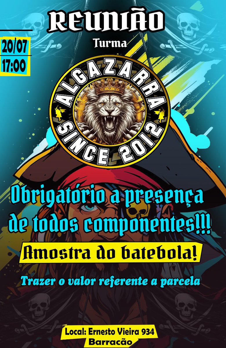 TURMA ALGAZARRA (@algazarra2025) on Twitter photo 