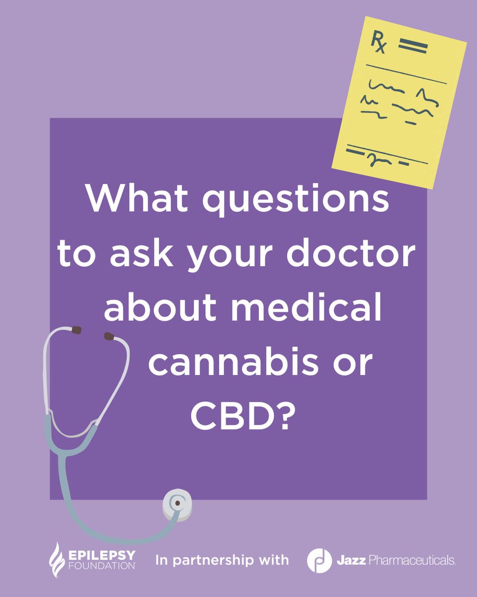 EpilepsyFdn's tweet image. Considering medical cannabis for epilepsy? Start by having an open conversation with your health care team about the potential risks and benefits. Asking the right questions can help you make informed choices about your treatment. More: epilepsy.com/sites/default/…