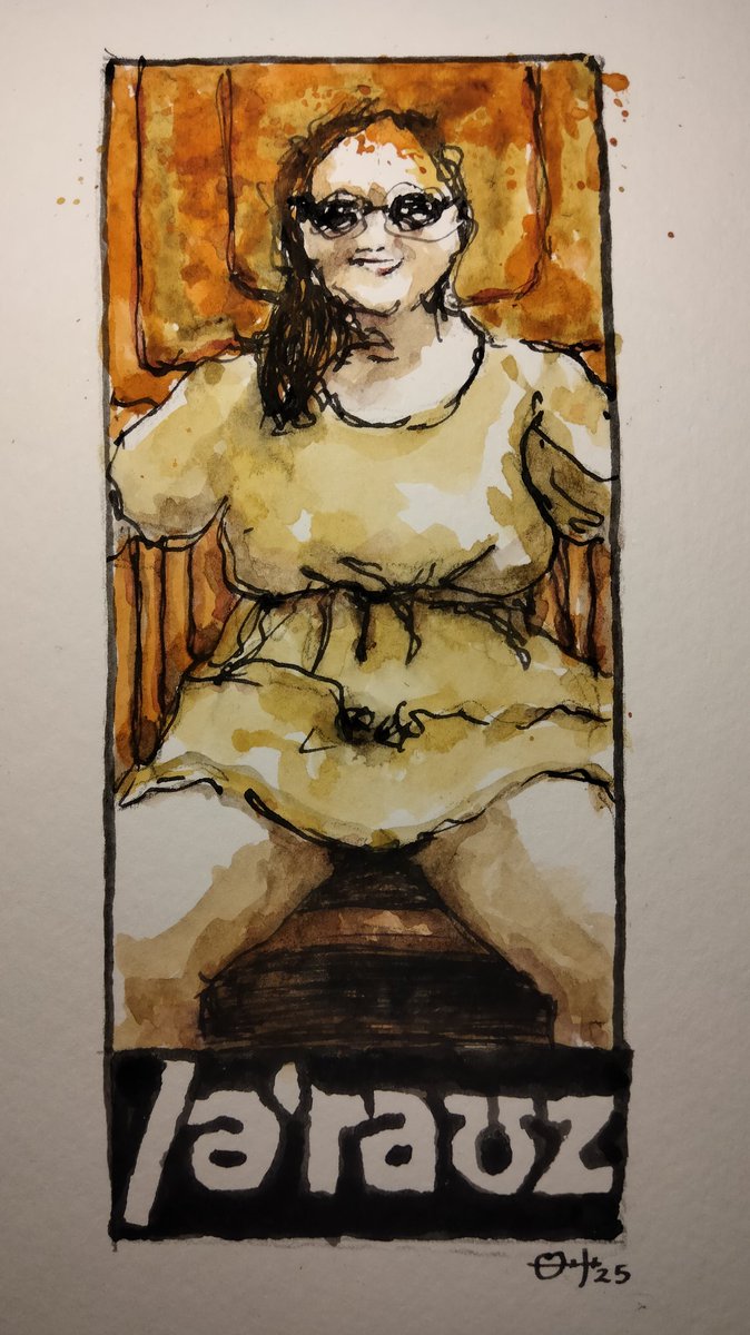julesartvan's tweet image. Aroused
#thedailysketch #watercolour and #inkdrawing inspired by an image search for the word #aroused 
#originalartwork #emotionaljourney #artforsale ebay.com/itm/3266926381…