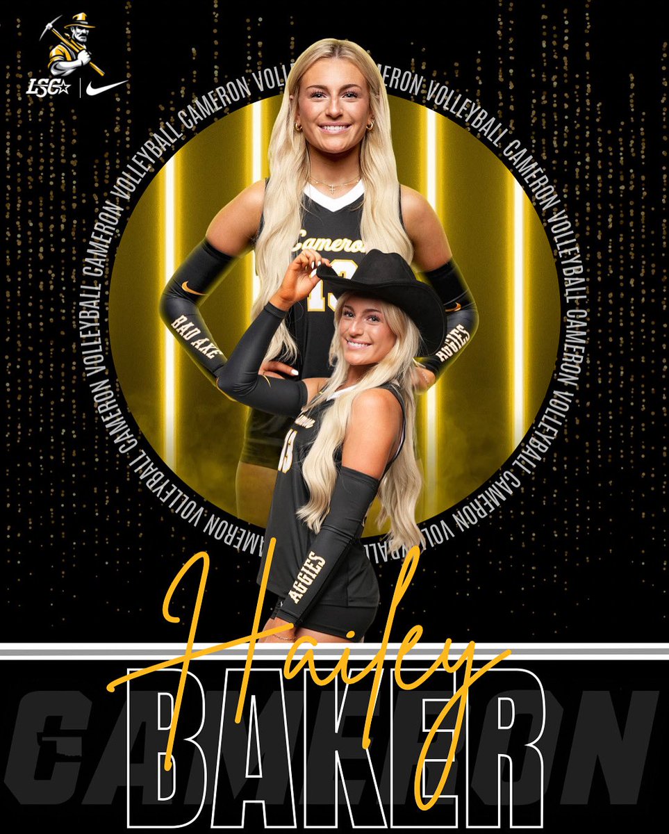 cuaggiesvb's tweet image. Final returner,
✨Hailey Baker✨
⛏️ Class: Sophomore
⛏️ Hometown: Rockwall, TX
⛏️ Major: Business Administration 
⛏️ Favorite thing about Cameron: “The opportunity to learn and gain knowledge that will shape my future career&amp;amp;I have met my best friends through Cameron volleyball.”
