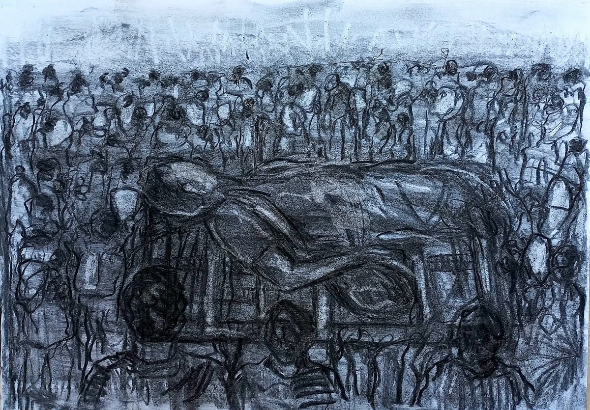 ahmd_mhna19696's tweet image. Prepare shrouds for us, we will die of hunger soon, and we will have stones tied to our stomachs from the severity of the hunger. Donate, you who claim to be humane, donate.
chuffed.org/project/117684…