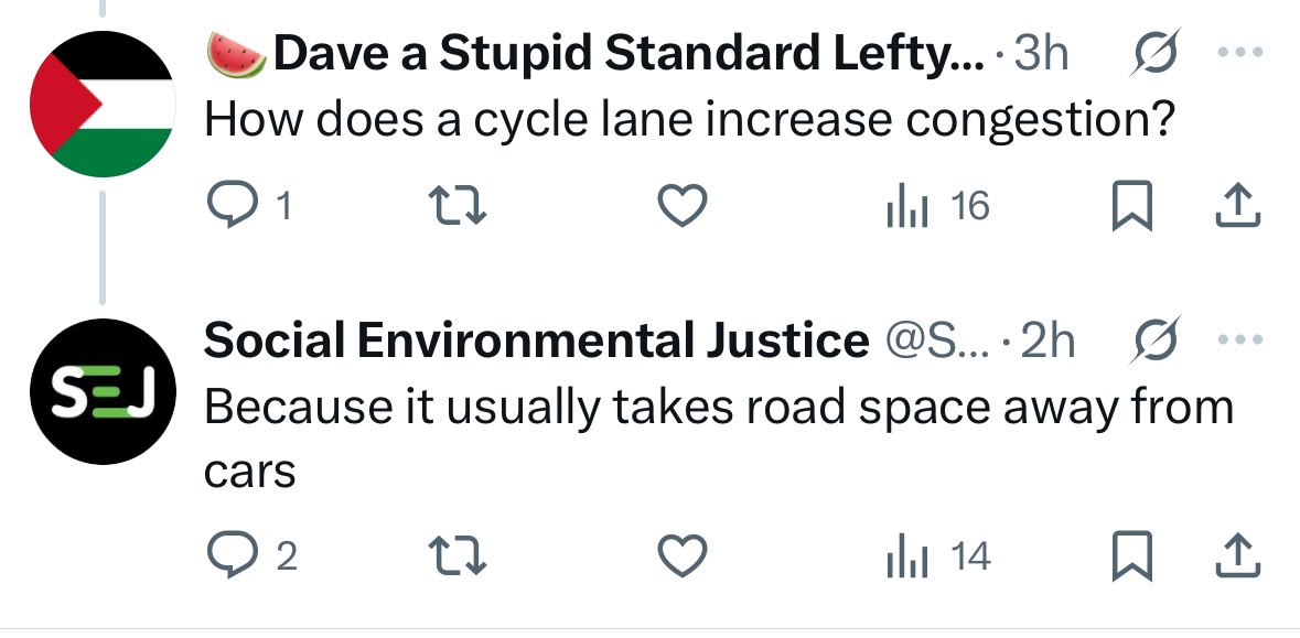 OpenChiswickW4's tweet image. It is always only a matter of time before these anti-cycling accounts give up the pretence of reasonableness.
Finally @SocEnvJustice is comfortable admitting they oppose all safe cycling infrastructure.
Why couldn’t they just admit this four years ago?