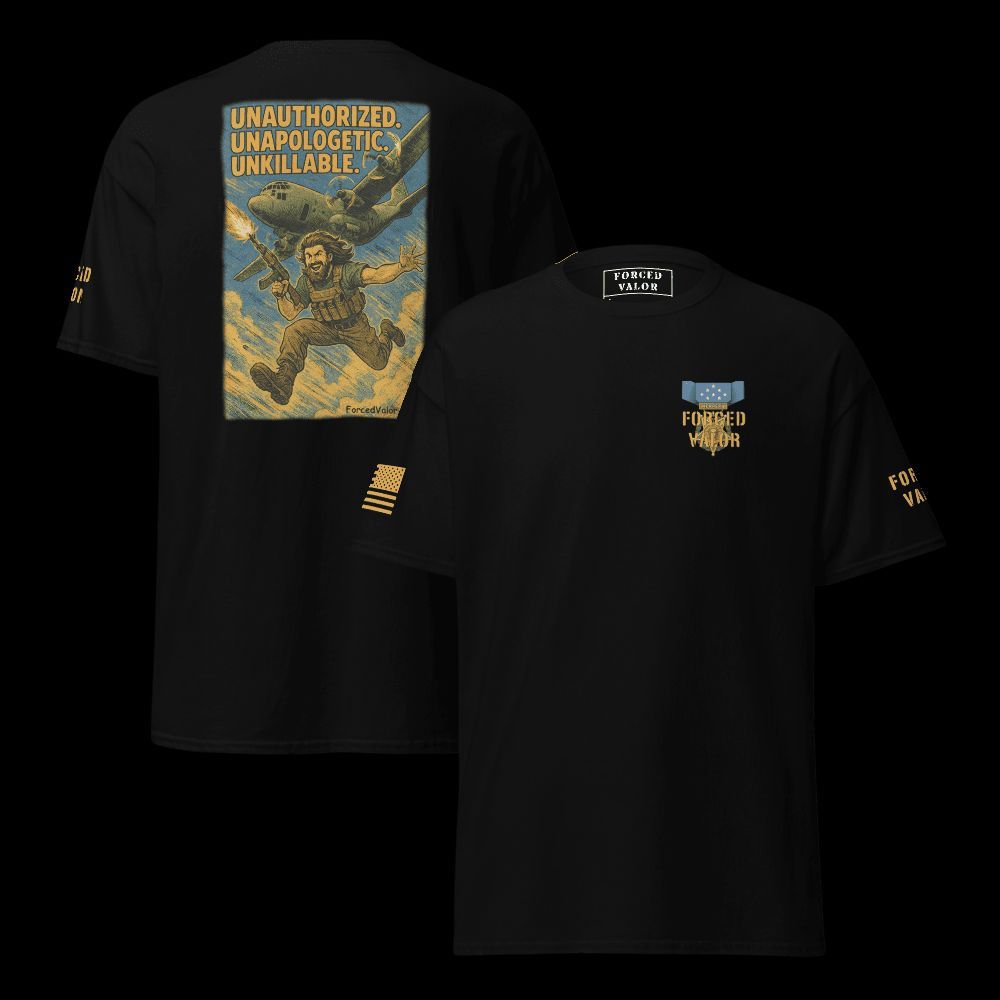 ForcedValor's tweet image. New merch just dropped on our store. Three new designs! Get yours today! forcedvalor.printful.me/product/unauth…