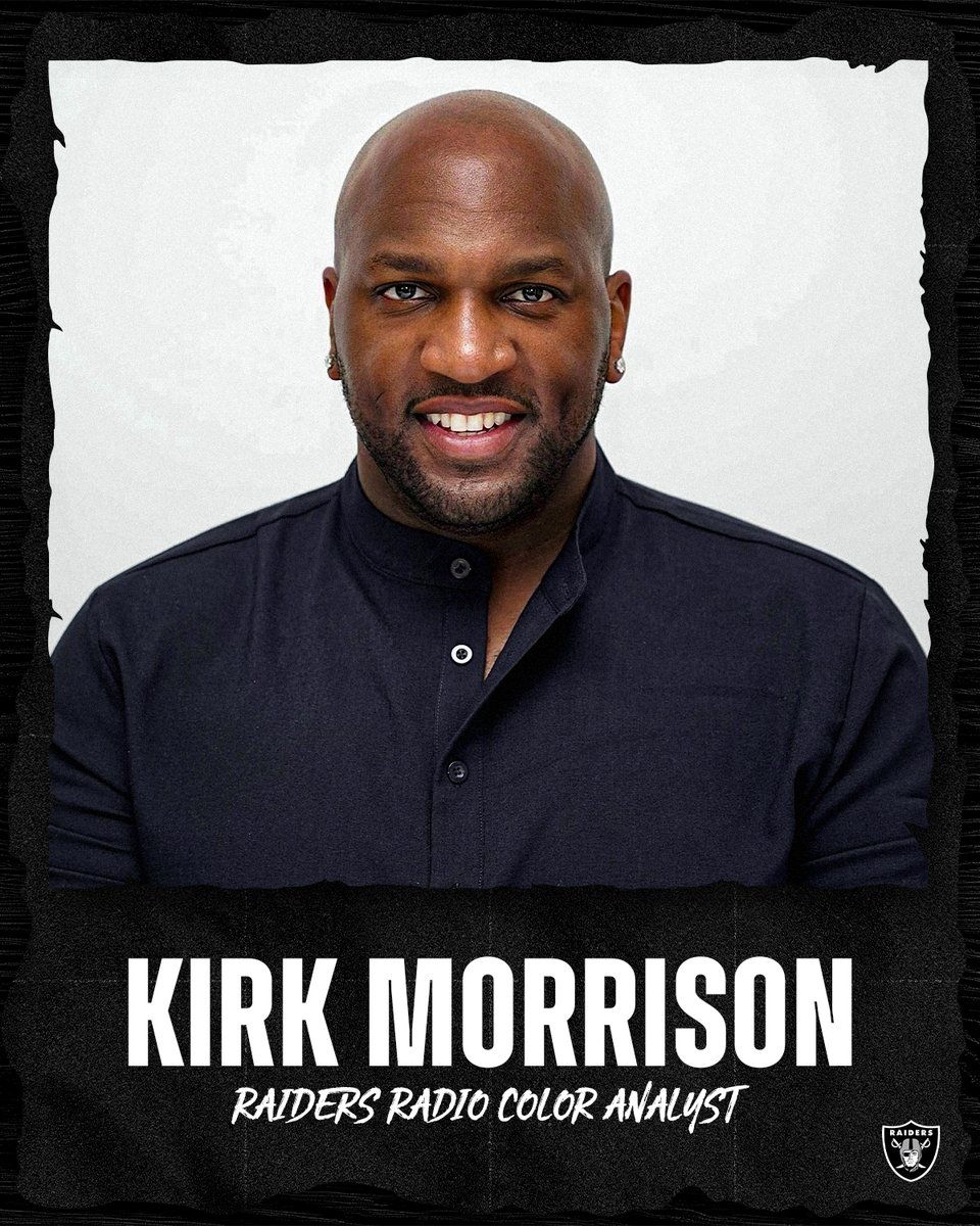 Raiders's tweet image. Silver & Black alum @kirkmorrison joins the Raiders radio booth!
📰: bit.ly/44WbYRN