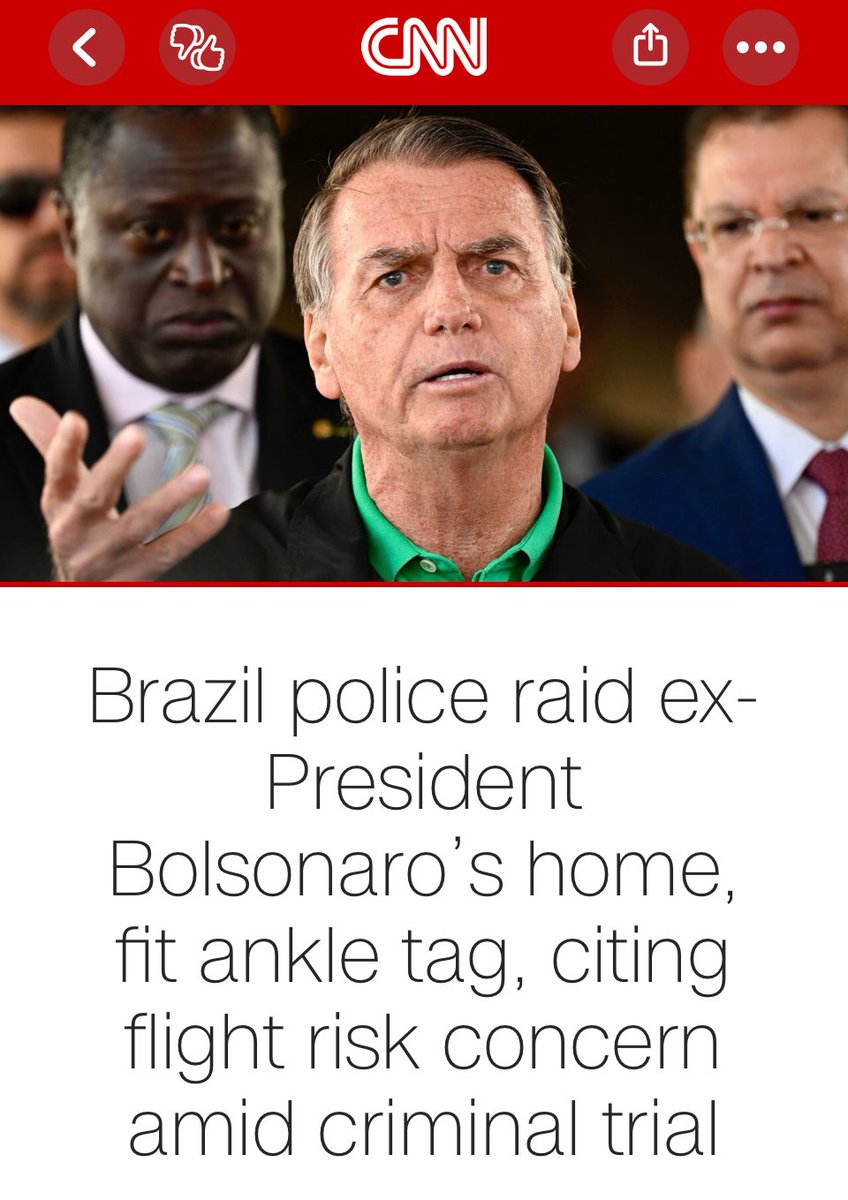 ReportingfromNY's tweet image. As a proud American, I never thought I’d be as lustfully jealous of another country’s system of justice the way I am right now about Brazil. They get it.