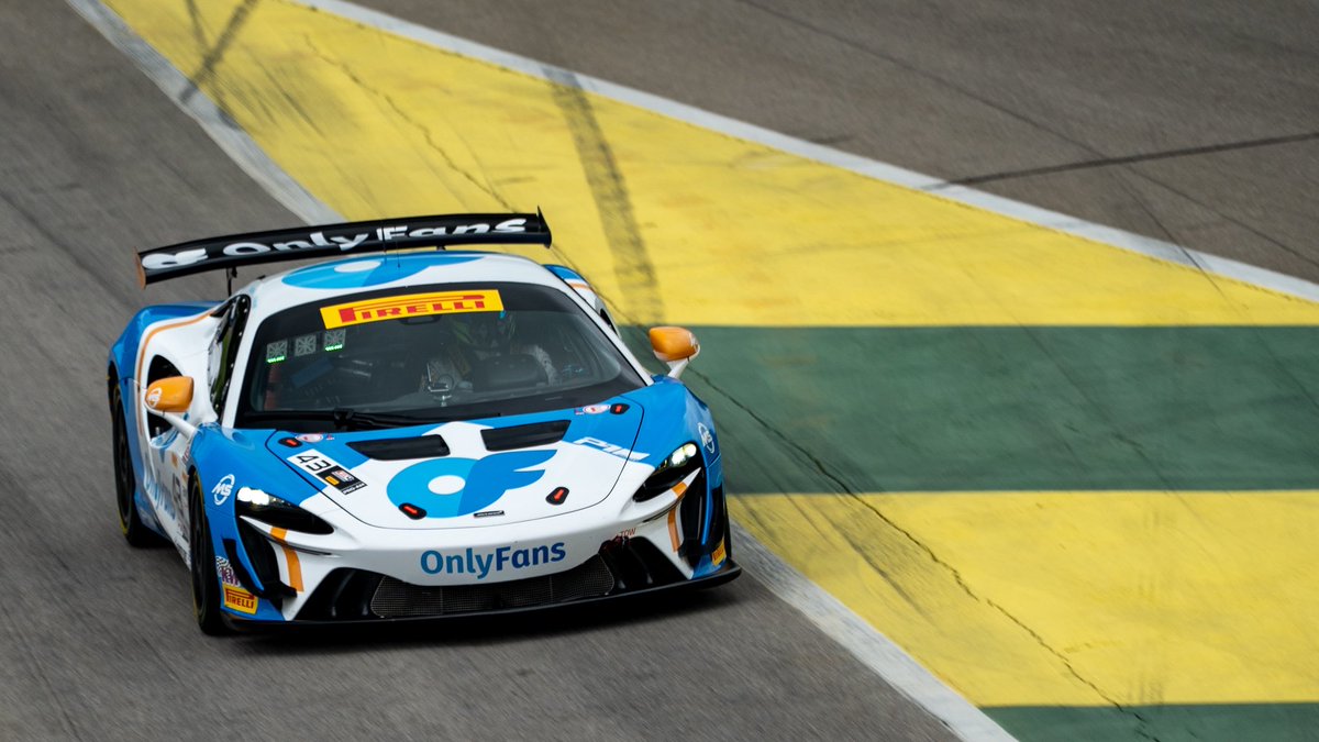 P1Groupe's tweet image. The @OnlyFans 4️⃣3️⃣ in action here @VIRNow 

🤝 @OnlyFans @watchOFTV 
🛞 @43vogel @MBellRacing 
🔧 @OMSRace @mclaren_orlando 
🏆 @GT4America 

#onlyfans #onlyfansracing #motorsports #racing #omsrace #mclaren #mclarenorlando #mclarencustomerracing 
#gt4 #p1groupe