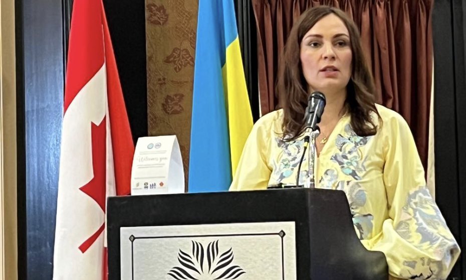 Rob_Oliphant's tweet image. Since Russia’s illegal invasion of Ukraine, Ambassador @kovaliv_y has been a pillar of the diplomatic corps. Throughout this immense struggle, her strength, resilience, and energy have been exemplary of the nation she represents. 

It was a pleasure to join colleagues to bid her…