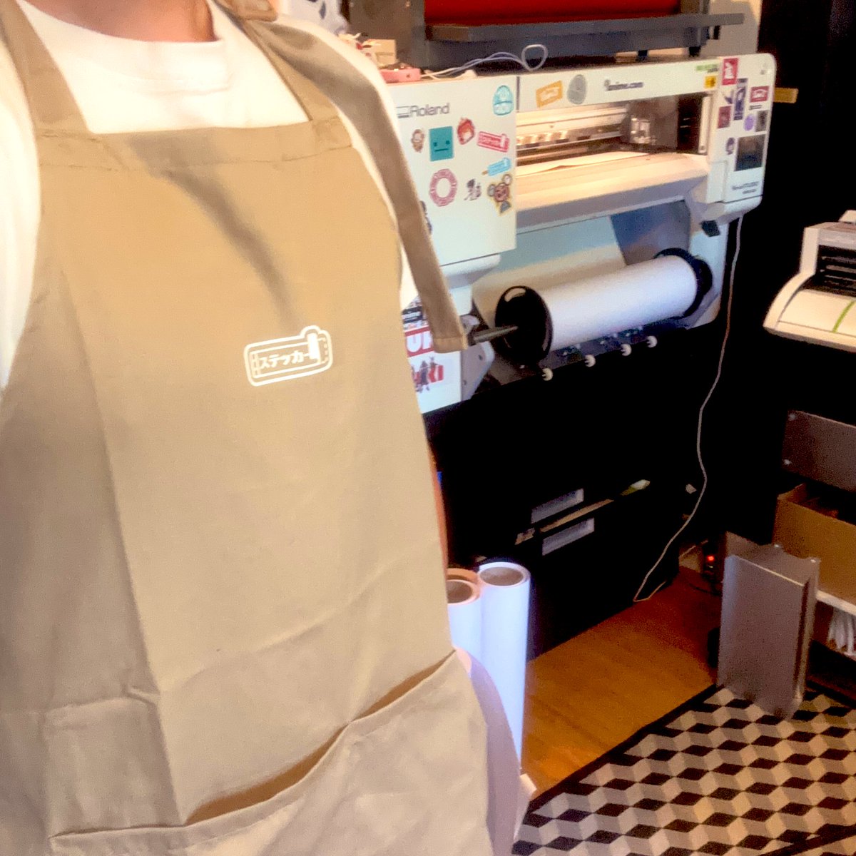 Whenever I think of a craftsman, I always visualise them with an apron. So I made my own.