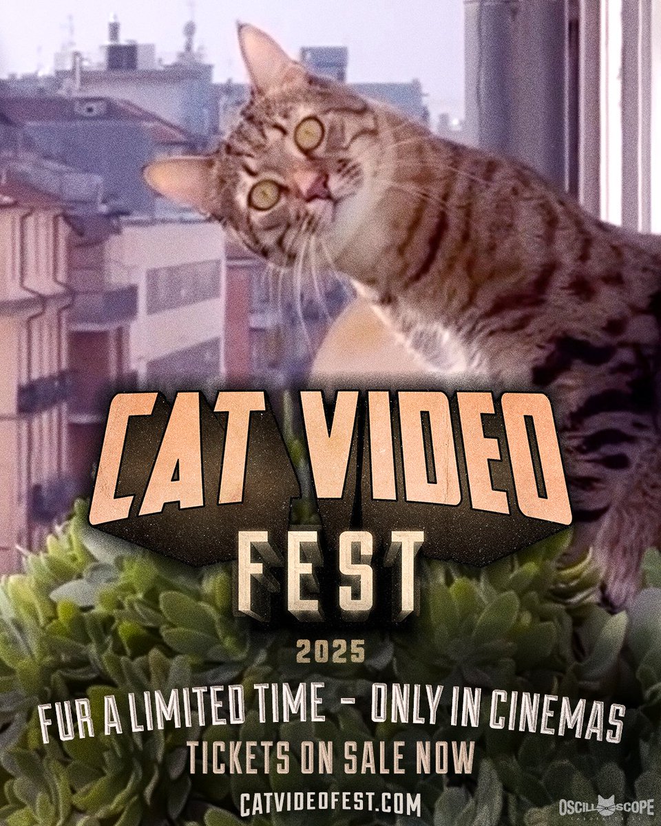 musicboxtheatre's tweet image. CATVIDEOFEST paws its way back into the Music Box this Summer!
3 Shows Only - August 2nd & 3rd at 11:30am, and August 5th at 7pm
Get Tickets Meow: musicboxtheatre.com/films-and-even…