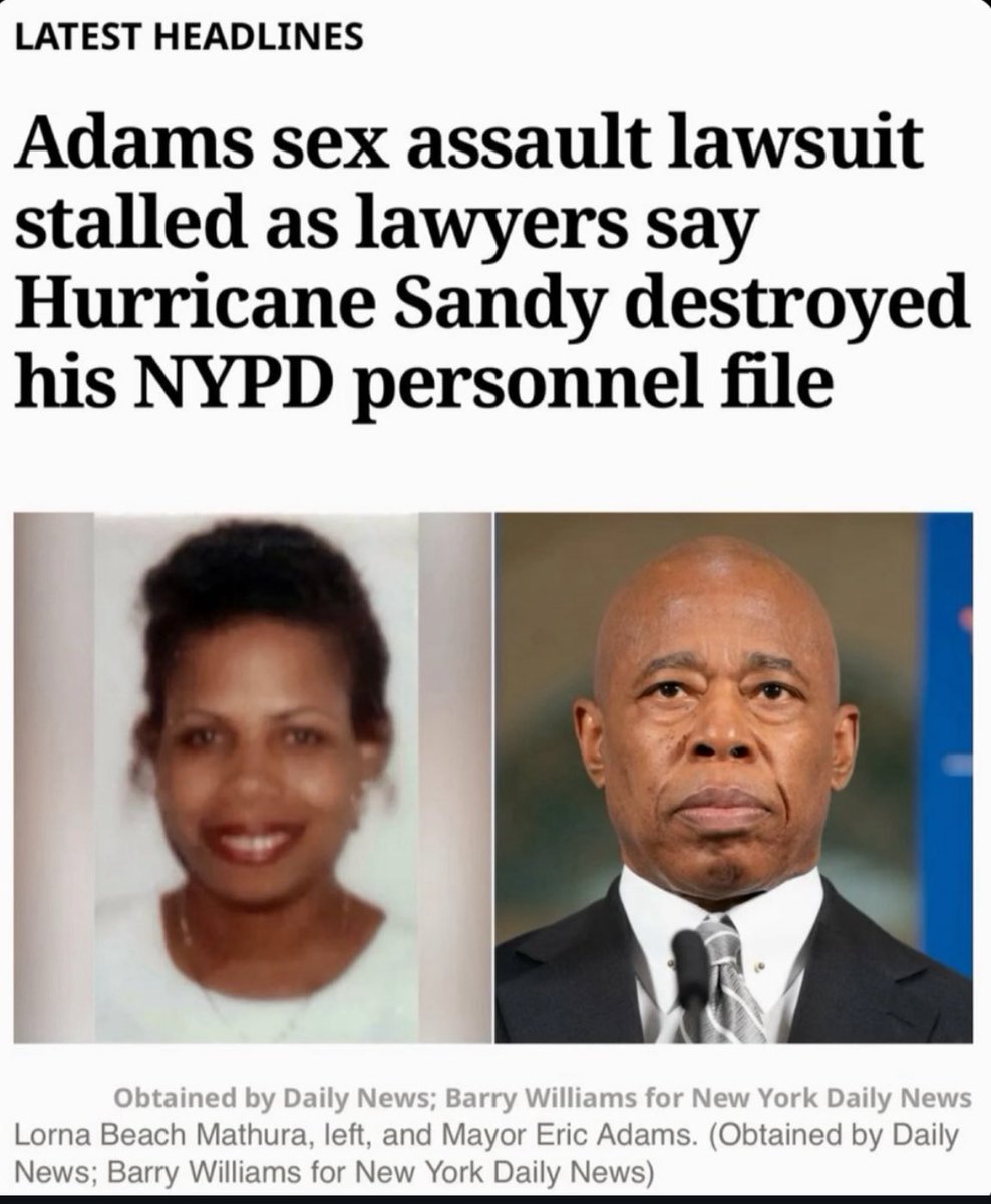 TheSalGreco (@thesalgreco) on Twitter photo Andrew Cuomo just settled a sexual harassment lawsuit. Eric Adams is browbeating, smearing his victim & delaying her sexual assault case, yet alleged influencers, and media say <a href="/CurtisSliwa/">Curtis Sliwa</a> is the one who has to get out of the race for mayor when he has the best chance to win. Andrew Cuomo just settled a sexual harassment lawsuit. Eric Adams is browbeating, smearing his victim & delaying her sexual assault case, yet alleged influencers, and media say <a href="/CurtisSliwa/">Curtis Sliwa</a> is the one who has to get out of the race for mayor when he has the best chance to win.