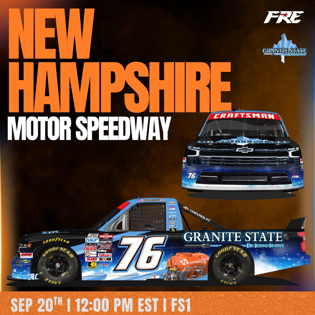 SpencerBoyd's tweet image. 🥶 🧊 Exciting news with @NHMS on the 2025 schedule! 🛻 ❄️
Long time associate partner
granitestatedeicingsupply.com grows to the Primary level at NH!
Shawn has been a great supporter of mine over the years and we have chatted about this for awhile! Stoked to have a race in his…