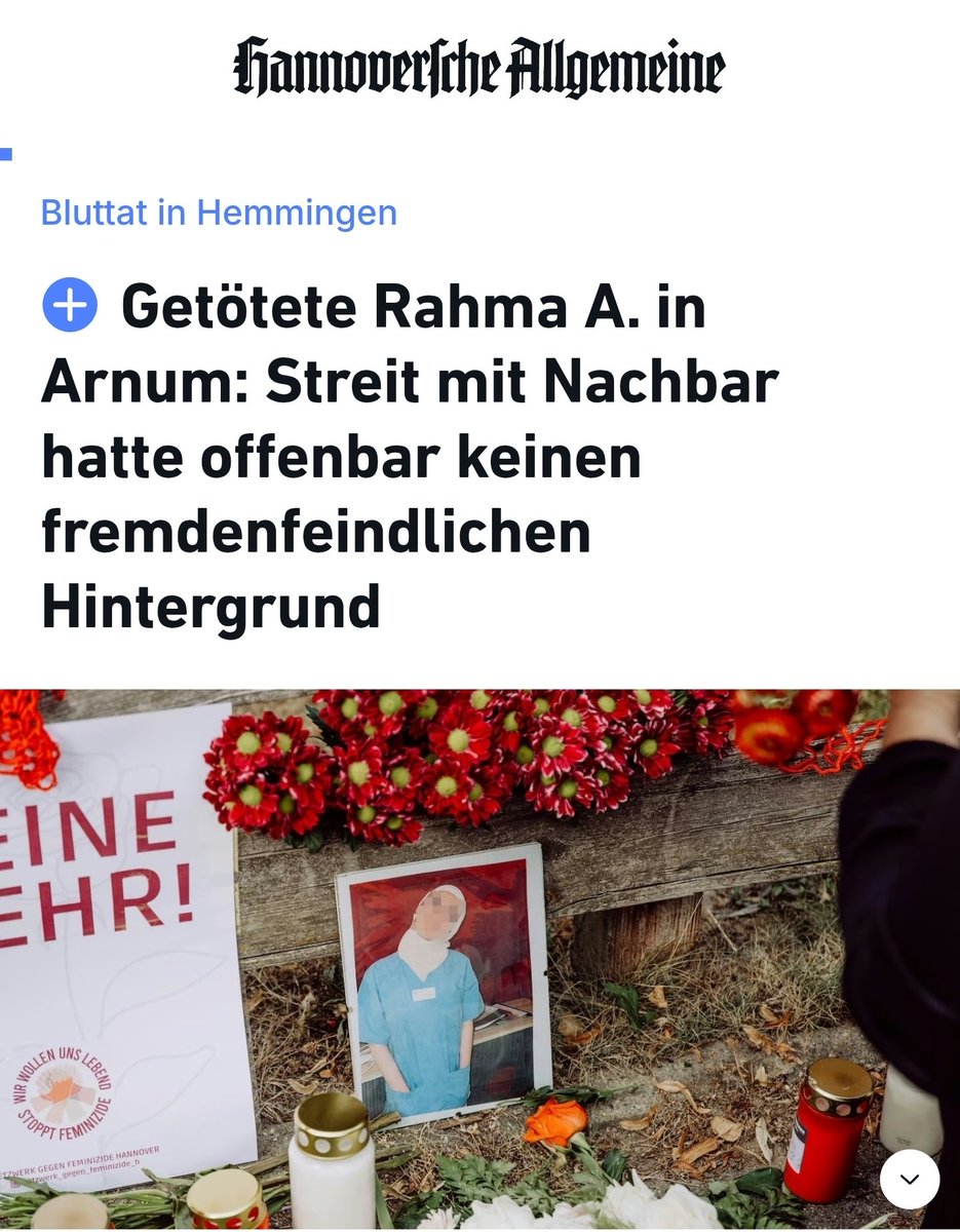 _nasir_ahmad_'s tweet image. Deutsches Gericht sieht keinen „fremdenfeindlichen Hintergrund“ bei einem Deutschen Messerstecher, der eine Kopftuch tragende Frau mehrfach belästigt, rassistisch beleidigt und sie anschließend ermordet.