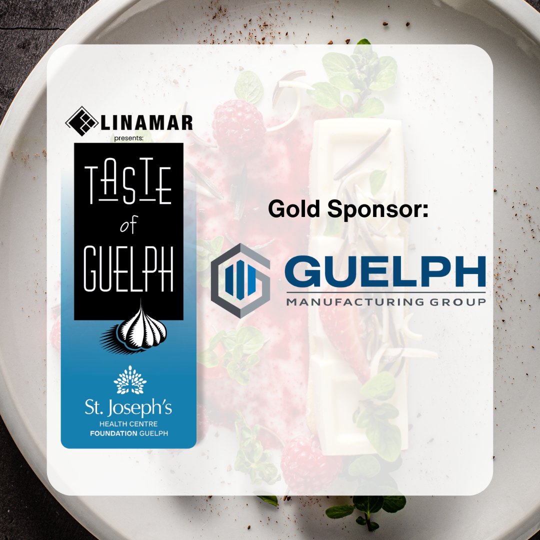 We’re thrilled to have Guelph Manufacturing Group back as a Platinum Sponsor of Taste of Guelph 2025! 🏭
Their support is helping build a stronger future for care at St. Joe’s. 💙
🎟️ Get your tickets: tasteofguelph.com
#TasteOfGuelph #StJoesGuelph #GuelphManufacturing