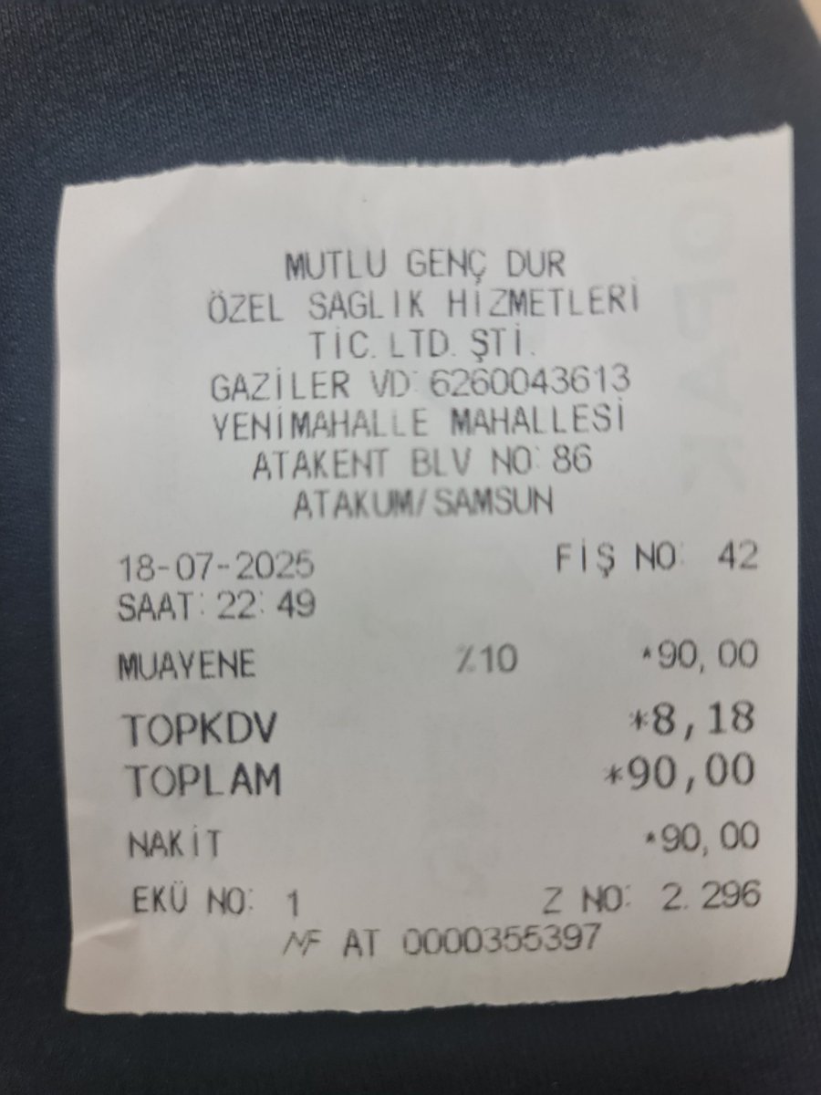 tufekchyali's tweet photo. Enjeksiyon ucreti alıp muayene fişi kesiyorlar. Tebliğ ile yasaklanmış olmasına rağmen bunu yapmalarının cezası nedir ?  @saglikbakanligi @SamsunSgk https://t.co/aWWgOvPOLW