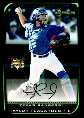 7/20/08: Taylor Teagarden made his first MLB hit count. The rookie broke up Scott Baker's perfect-game bid with a 6th-inning homer &amp; caught Vicente Padilla's gem as Texas beat the Twins 1-0. Padilla (11-5), activated from the DL before the game, gave up 3 hits in seven innings.