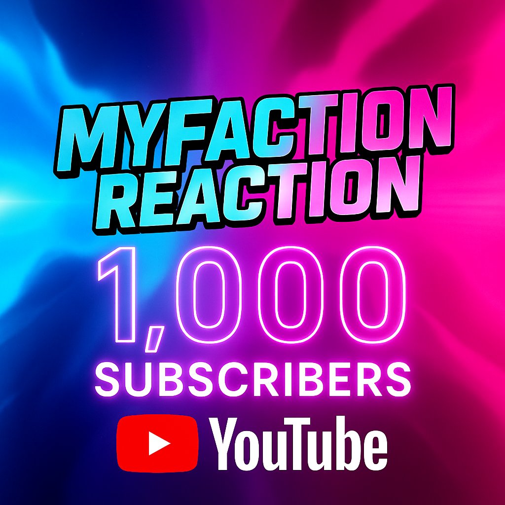 the_nmac's tweet image. Just over 3 months ago, I started posting YouTube videos.
Last night, we hit 1,000 subscribers on MyFaction Reaction.
Huge thank you to the community that supported me from the start.
Let’s keep building. 💪📈

#YouTube #SmallYouTuber #1000Subs #WWE2K25 #MyFaction #MyFaction