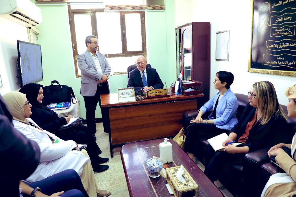 UNFPAIraq's tweet image. الشراكات القوية تصنع أنظمة صحية قوية. ✅
انضم صندوق الأمم المتحدة للسكان إلى وزارة الصحة العراقية ووفد من السفارة البريطانية في زيارة إلى مركز المنصور الصحي النموذجي الذي يقدم خدمات متكاملة في الصحة الإنجابية وتنظيم الأسرة. 🤰