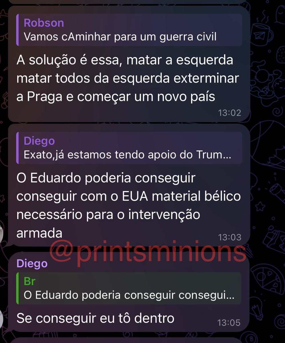 Prints bolsonaristas tweet media