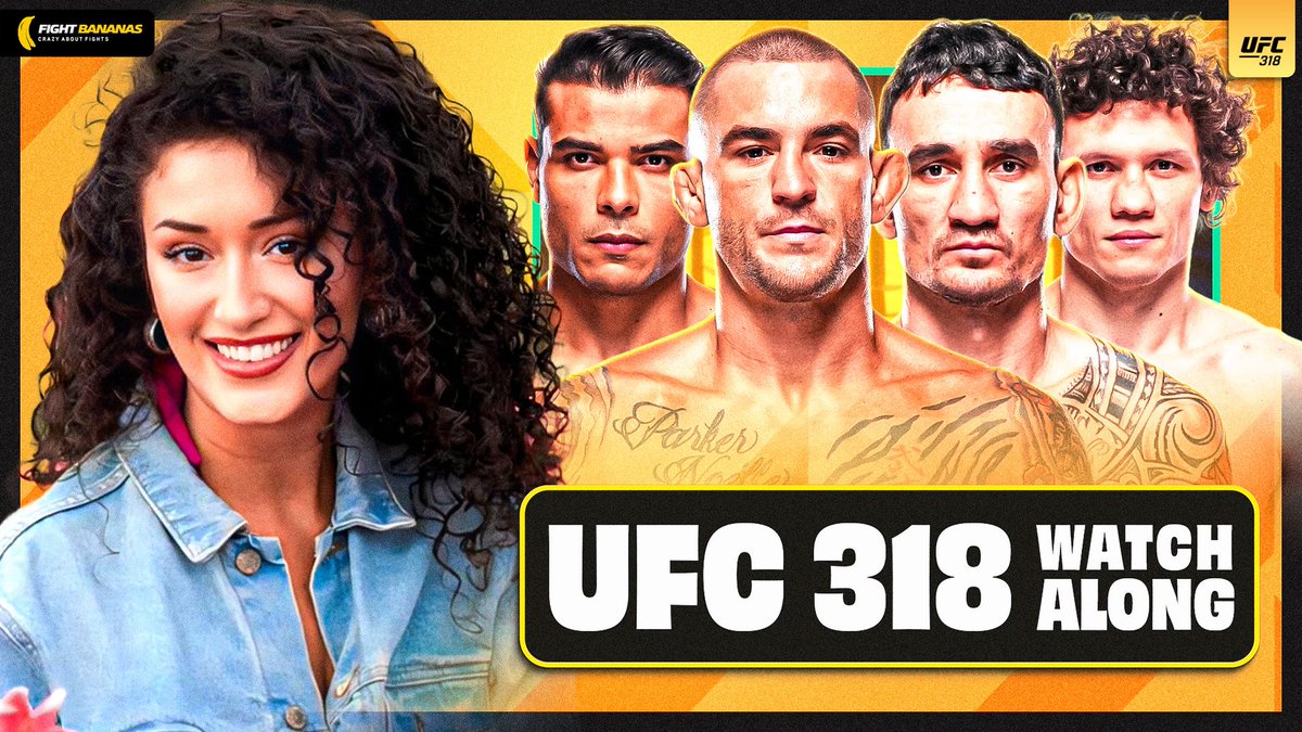 Tomorrow watch our #UFC318 Watch Along w <a href="/LiaDorchinez/">Lia Faith Dorchinez</a>