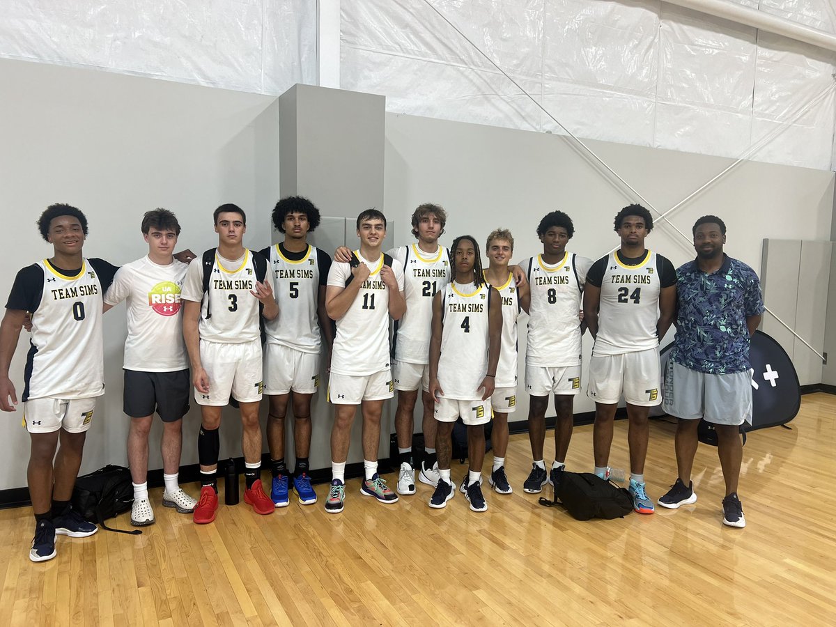 Team Sims Basketball (@teamsims4life) on Twitter photo 17u <a href="/RiseCircuit/">UA Rise Circuit</a> moves to Elite 8! Total team effort!
Point Leaders
<a href="/sagebaptiste24/">Sage Baptiste</a> 16, <a href="/TrevorPayne_/">Trevor Payne</a> 14, <a href="/LadainianRodri3/">Ladainian Rodrigues</a> 14, <a href="/JakariClar90022/">Jakari Clark</a> 12
Everyone played incredibly hard and showed the kind of prospects they are!
1 pm CT 7 vs a very good TLBA team! 17u <a href="/RiseCircuit/">UA Rise Circuit</a> moves to Elite 8! Total team effort!
Point Leaders
<a href="/sagebaptiste24/">Sage Baptiste</a> 16, <a href="/TrevorPayne_/">Trevor Payne</a> 14, <a href="/LadainianRodri3/">Ladainian Rodrigues</a> 14, <a href="/JakariClar90022/">Jakari Clark</a> 12
Everyone played incredibly hard and showed the kind of prospects they are!
1 pm CT 7 vs a very good TLBA team!