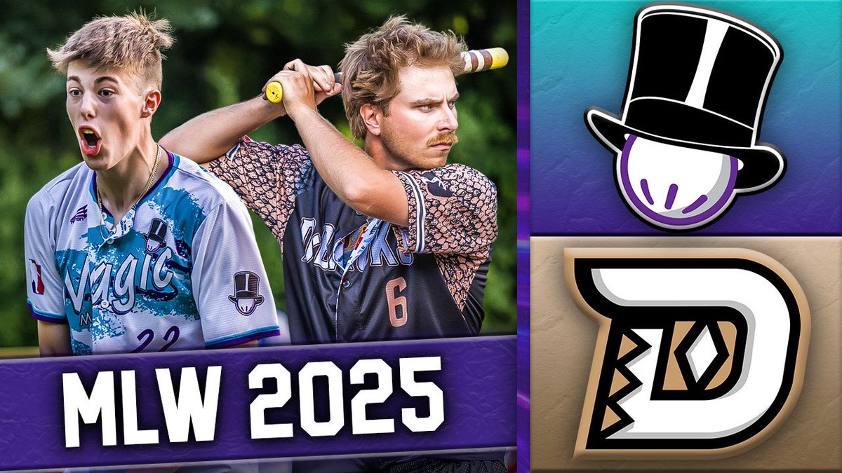 MLWWiffleBall's tweet image. (3-3) Metro Magic vs. (3-3) Downtown Diamondbacks out NOW on YouTube!! 🚨🚨
youtu.be/odb-J7xec2A?si…
#MLW2025