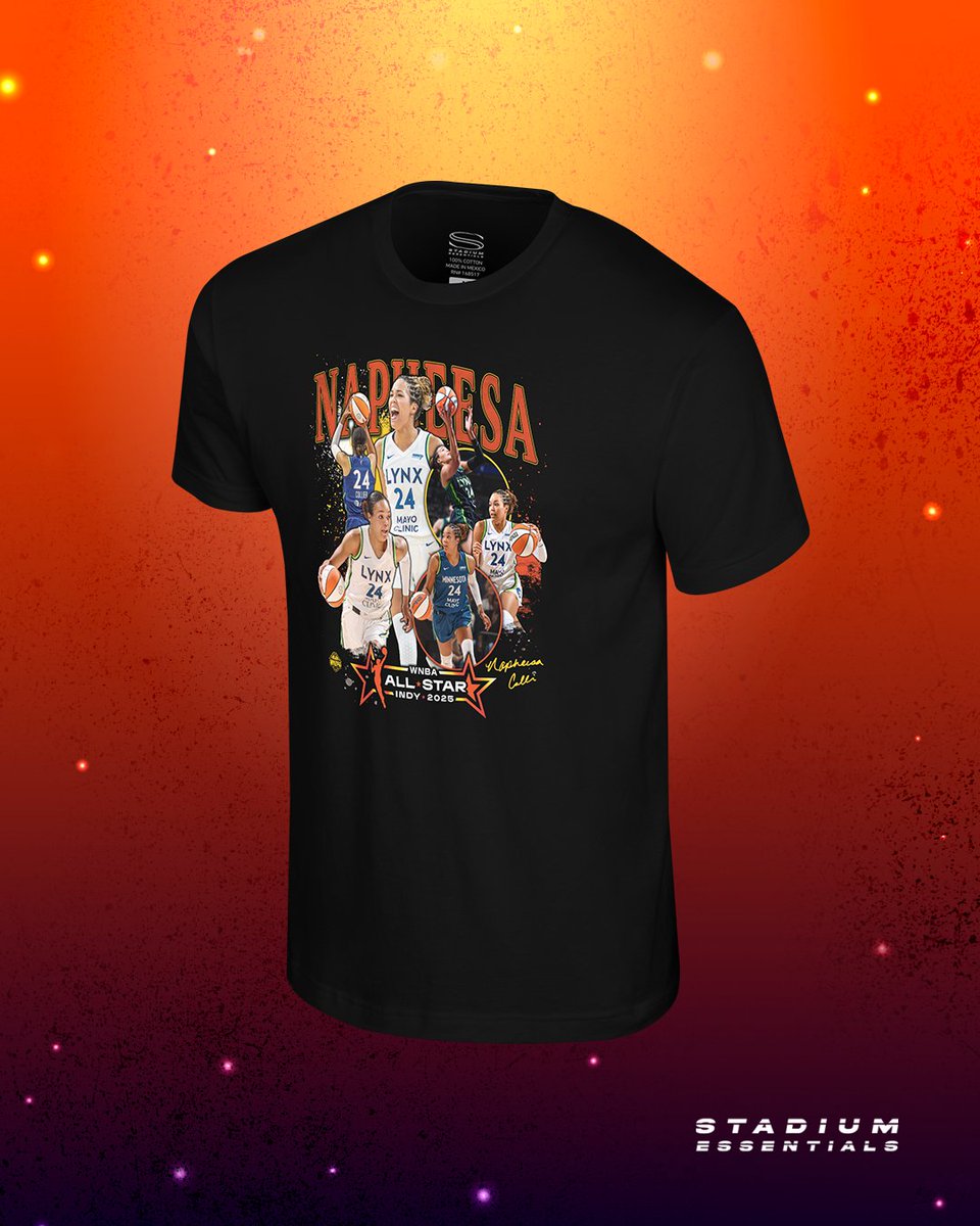 StadiumEssntls's tweet image. Stars shine brighter in the W π π
The #StadiumEssentials WNBA All-Star Collection is here, including special All-Star editions of the Crossroads Collection. Shop now at Official WNBA All-Star retailers.
#MyStadiumEssentials