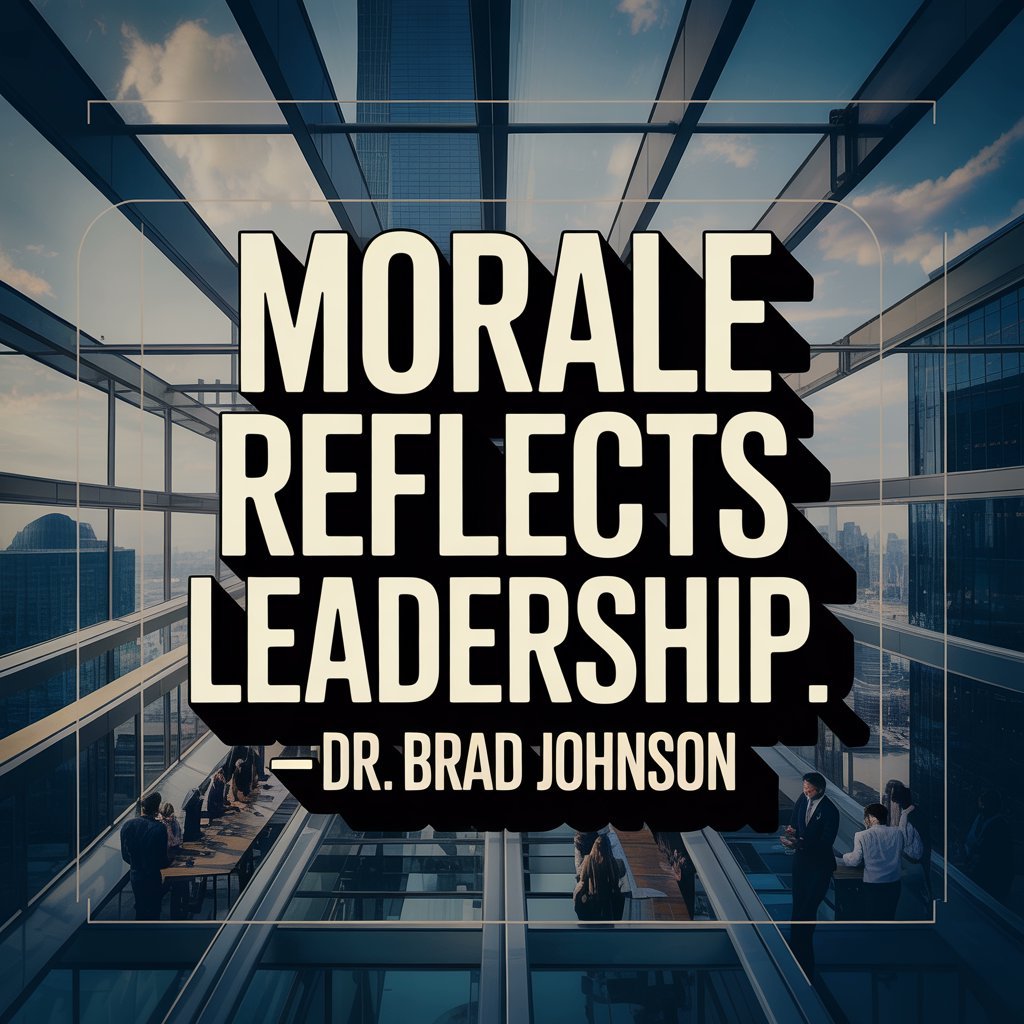 Morale.