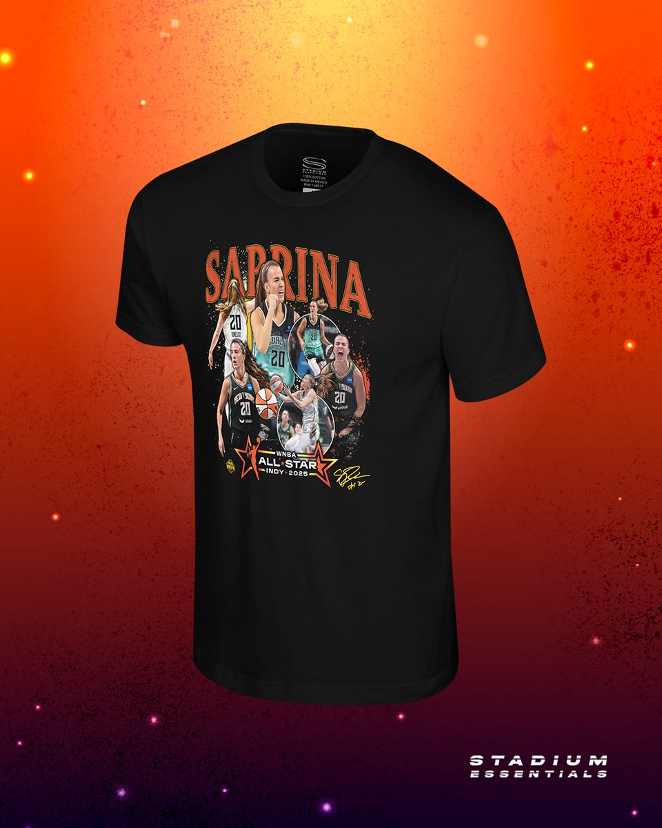 StadiumEssntls's tweet image. Stars shine brighter in the W π π
The #StadiumEssentials WNBA All-Star Collection is here, including special All-Star editions of the Crossroads Collection. Shop now at Official WNBA All-Star retailers.
#MyStadiumEssentials