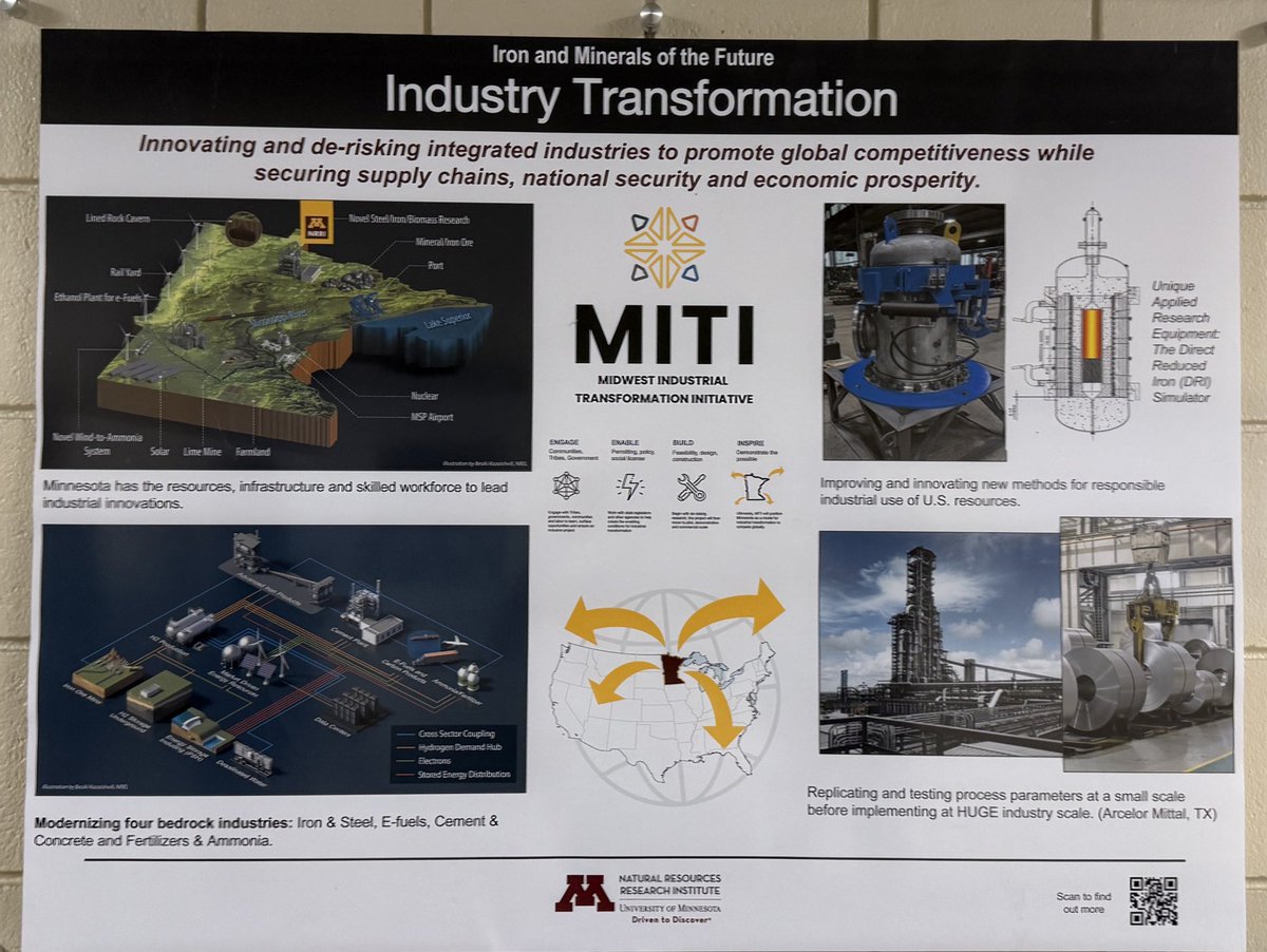 Spent this AM and early afternoon at Allete/MN Power’s IDP engagement meeting in Duluth and then headed over to an open house at NRRI. Fun rainy day in Duluth!