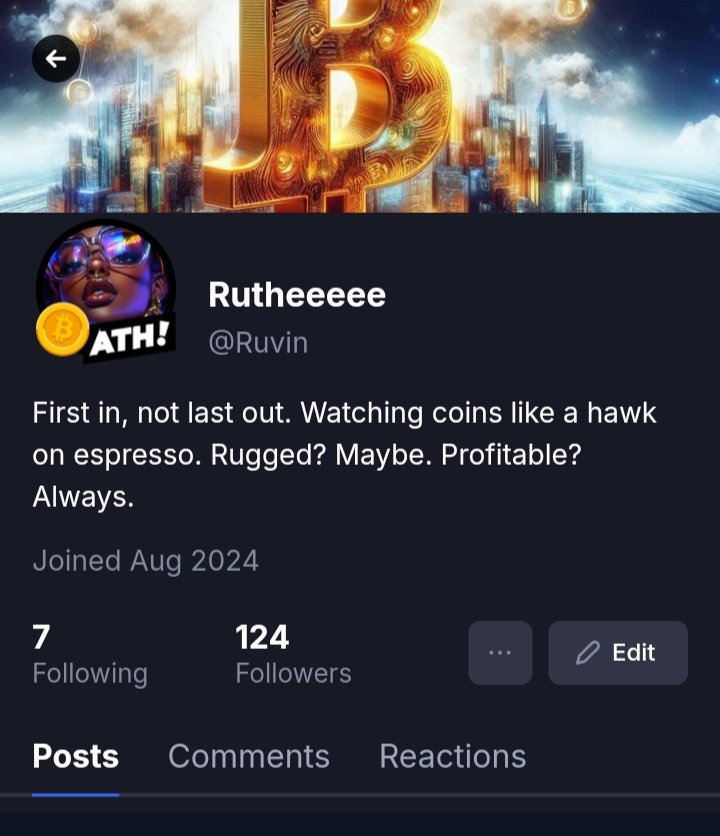 Crypto Burse (@bazz_gee) on Twitter photo Just joined the <a href="/CoinMarketCap/">CoinMarketCap</a> (CMC) community.
I’ll be sharing takes, learning from others, and staying close to the market pulse.
Goal? Grow with the space and help build something solid in crypto. One post at a time. 👇 coinmarketcap.com/community/prof… Just joined the <a href="/CoinMarketCap/">CoinMarketCap</a> (CMC) community.
I’ll be sharing takes, learning from others, and staying close to the market pulse.
Goal? Grow with the space and help build something solid in crypto. One post at a time. 👇 coinmarketcap.com/community/prof…