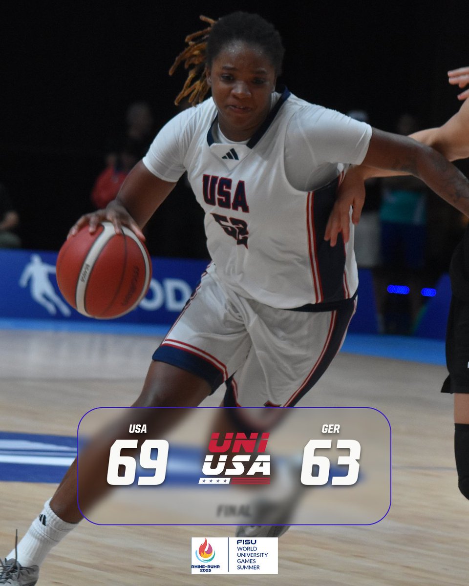 UniUSA (@usauniteam) on Twitter photo UniUSA opens up play at the 2025 FISU World University Games with a 69-62 win over Team Germany in Essen, Germany!
<a href="/TexasTech/">Texas Tech University</a>
#RhineRuhr2025 #FISU UniUSA opens up play at the 2025 FISU World University Games with a 69-62 win over Team Germany in Essen, Germany!
<a href="/TexasTech/">Texas Tech University</a>
#RhineRuhr2025 #FISU